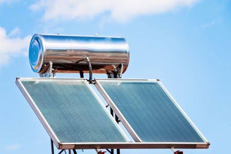 Solar water heating system 